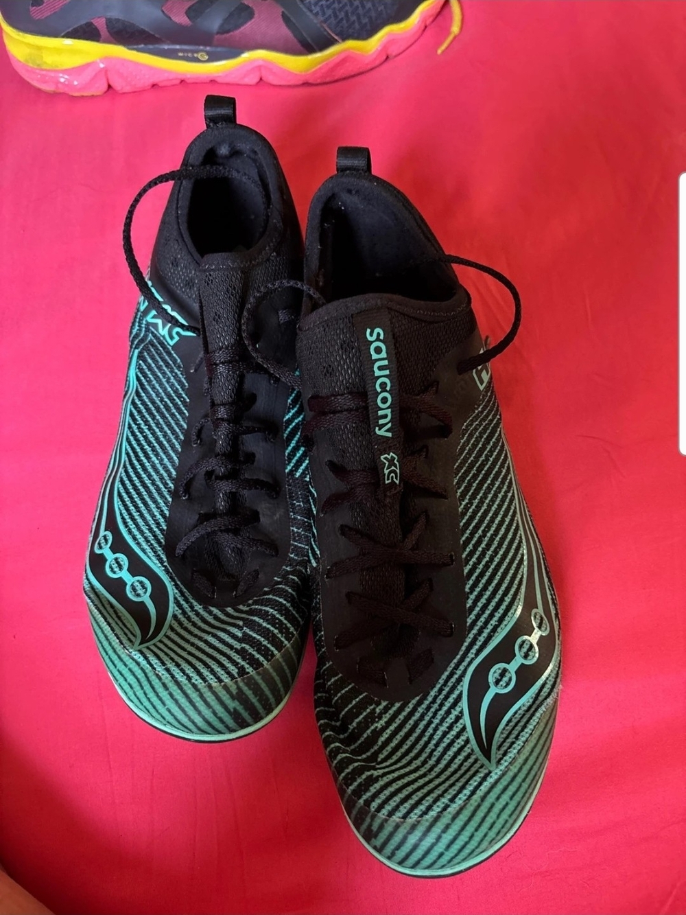 Saucony XC Women's Black & Teal Running Shoes